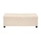 Bedroom Storage Bench 43 in Linen Ottoman Bench with Hidden Storage Gray